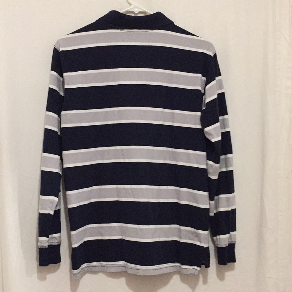 Faded Glory Boys striped blue/grey long sleeve - Picture 4 of 5